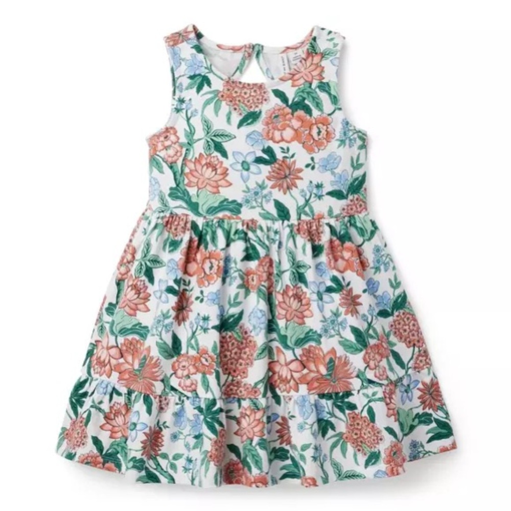 Janie and Jack Multicolored Floral Sleeveless Sundress